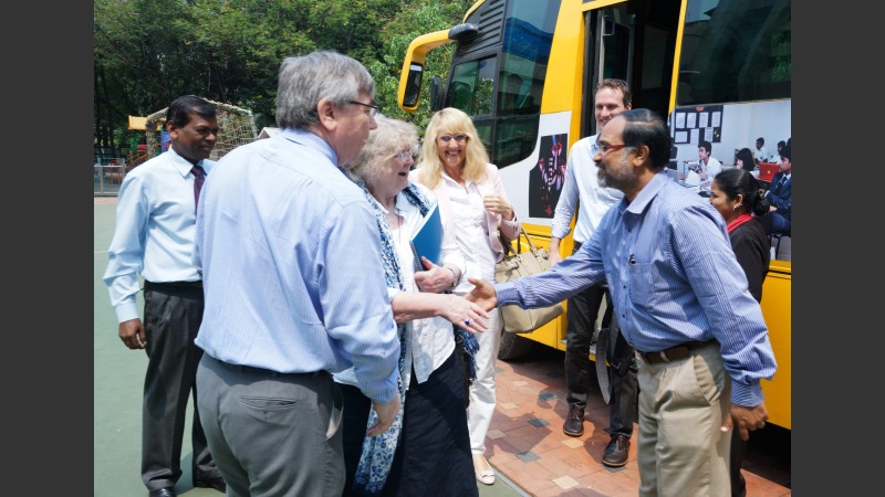 Strand Leaders arriving at EMWS