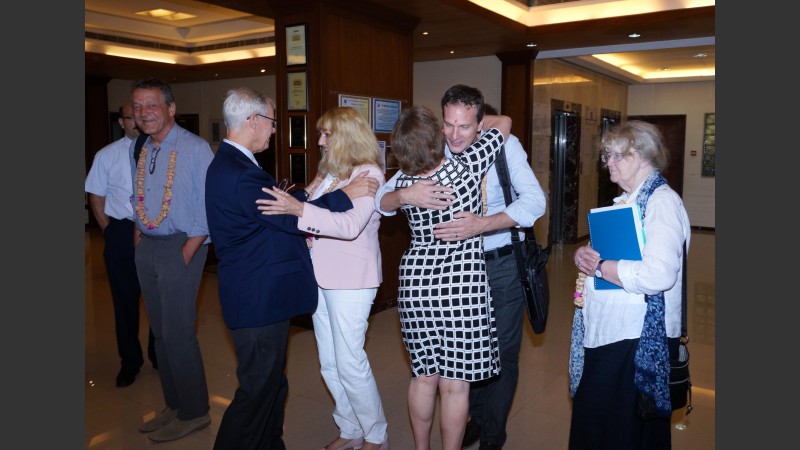 Strand Leaders meeting the AIE Trustees