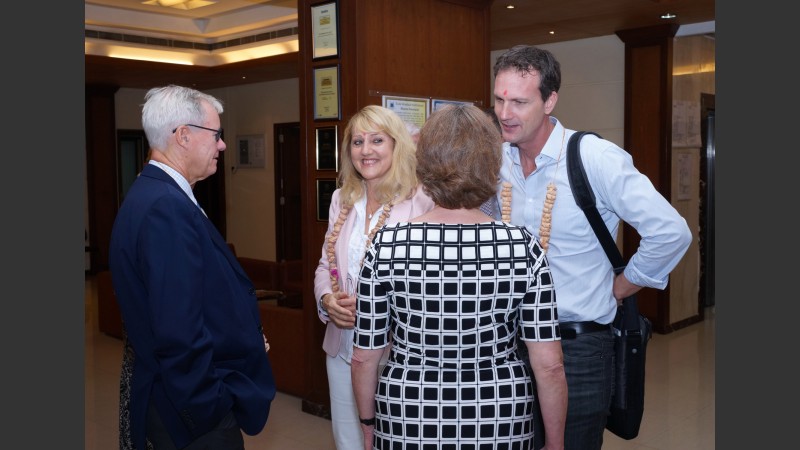 Strand Leaders meeting the AIE Trustees