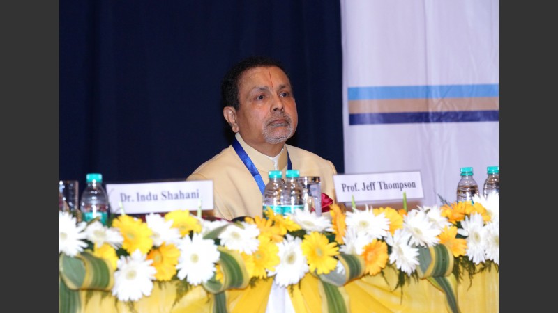 Main Hall Flower Display with Dr Pradeep Sarda