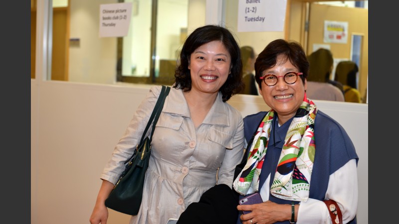 Dr Chan and Julie Zheng